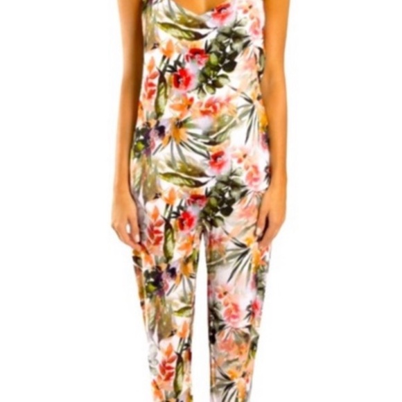 Boys + Arrows Laid Back Lenny Jumpsuit in Red Sonia - Picture 4 of 10